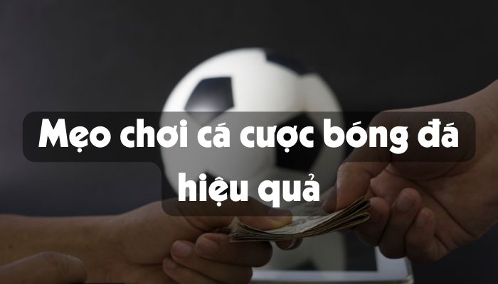 mẹo chơi cá cược bóng đá